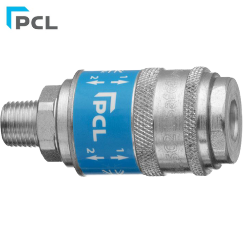 PCL ‘Safeflow’ Male Couplings – 1/4″