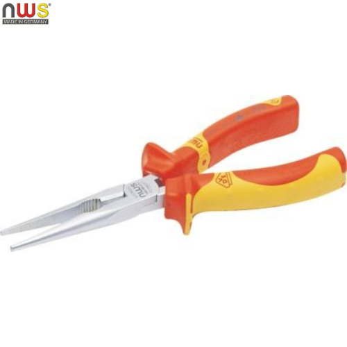 NWS VDE 1000v Long (Chain) Nose Pliers – 205mm