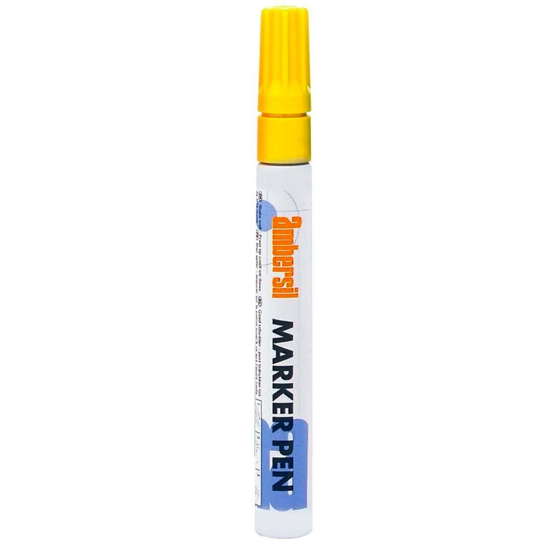 AMBERSIL Acrylic Paint Marker Pens – Nib Ø 3.0mm – Yellow
