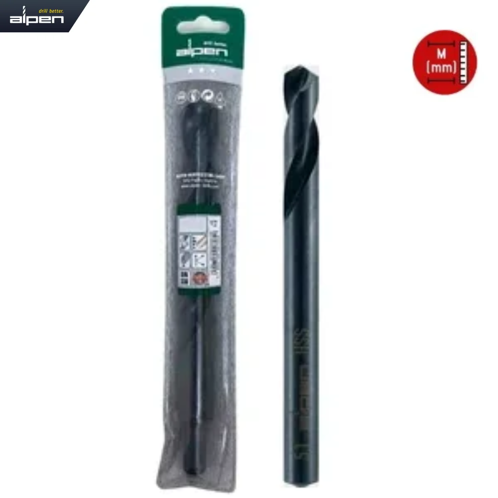 ALPEN ‘Super’ HSS Stub Drills 3.2mm – 10 Pack