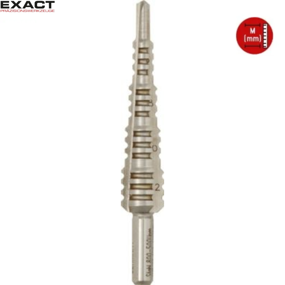 EXACT HSS Step Drill & Milling Cutter, 4 -12 mm