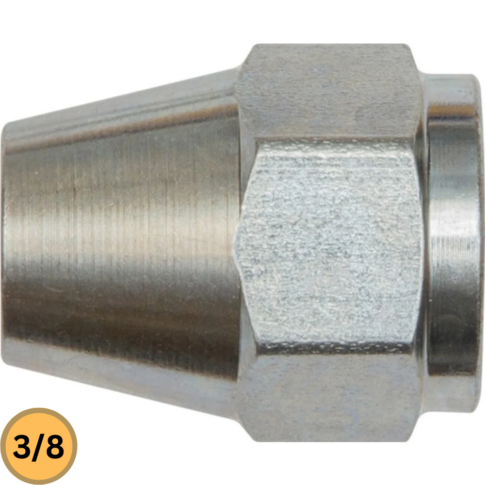 Female Brake Nuts Metric M16 x 1.00mm x 25.5mm – 25 Pack
