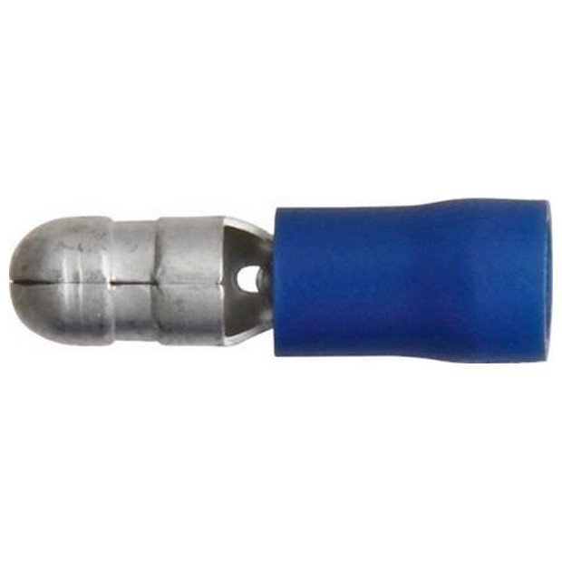 Blue Insulated Terminals 5.0mm – Bullets (100 Pack) – ET16