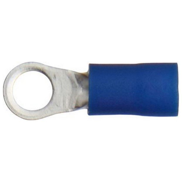 Blue Insulated Terminals 4.3mm – Rings (100 Pack) – ET21