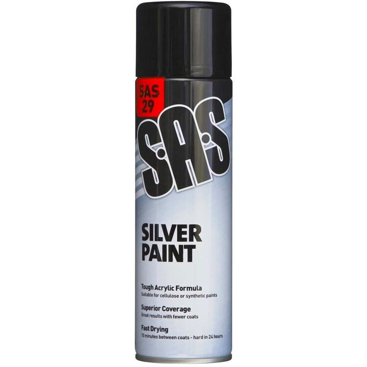 S.A.S Silver Paint Medium – 500ml