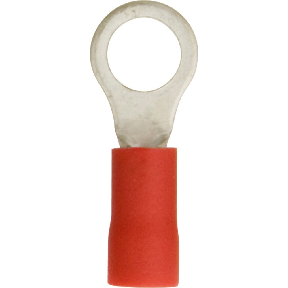 Red Insulated Ring Terminals : 5.3mm | Pack of 100