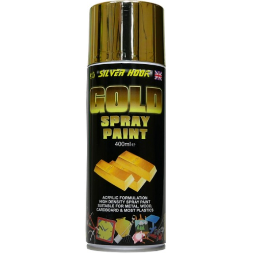 SILVERHOOK 18k GOLD Effect Spray Paint Universal – 400ml