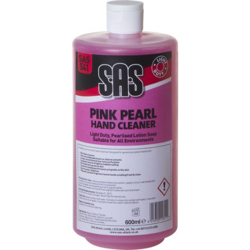 S.A.S Pink Pearl Hand Cleaner 1 Litre – 6 Pack