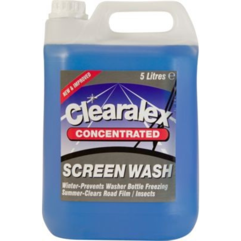 CLEARALEX Concentrated Screen Wash 5 Litre – 2 Pack