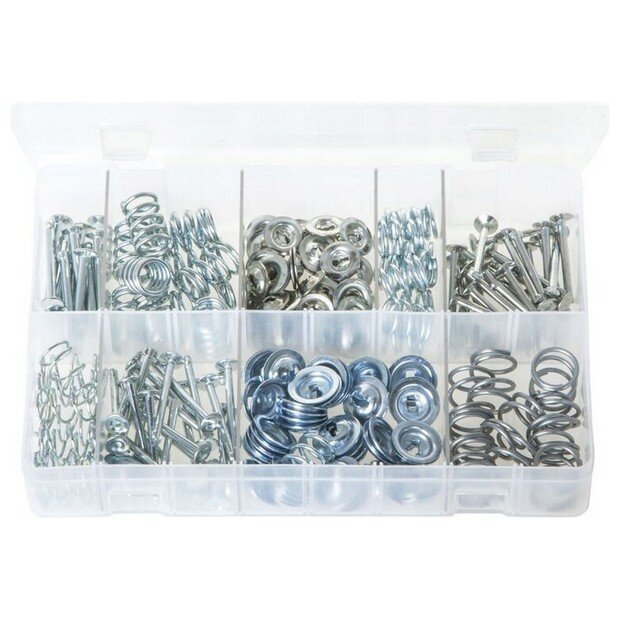 Assorted Box Brake Shoe Hold-Down Kit – 200 Pieces