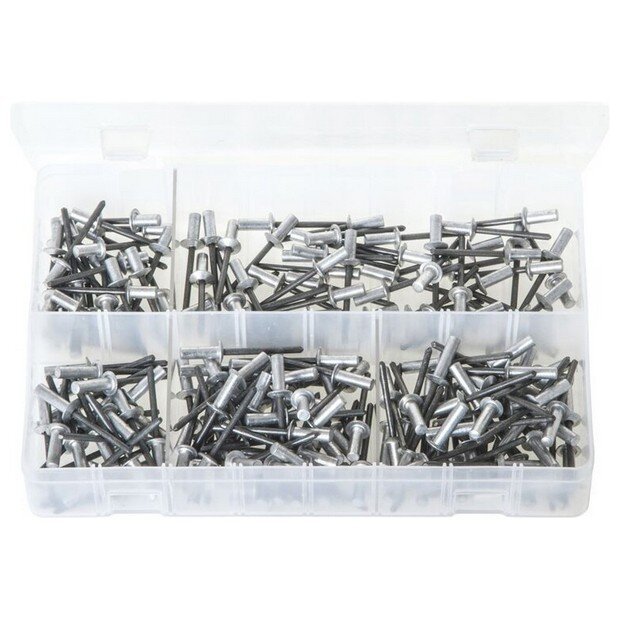 Assorted Box Rivets – Sealed Type (Closed End) – 200 Pieces