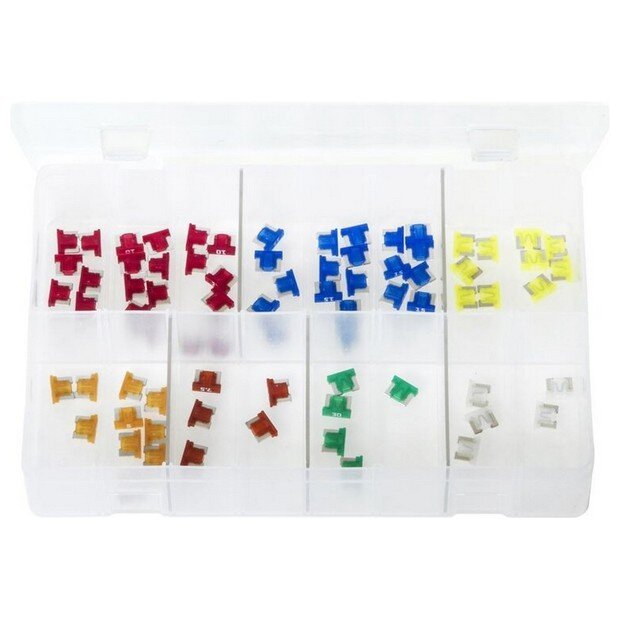 Assorted Box LITTELFUSE Low Profile MINI® Blade Fuses – 75 Pieces