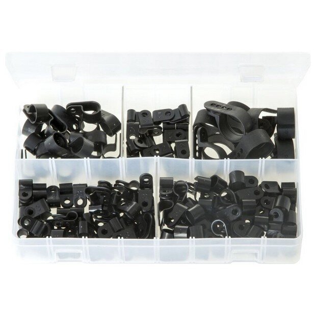 Assorted Box P-Clips – 160 Pieces