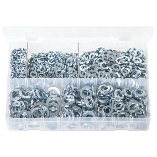Assorted Box Spring Washers – Imperial – (3/16 – 1/2) – 800 Pieces