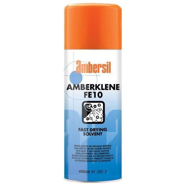 AMBERSIL ‘Amberklene FE10’ Fast Drying Solvent Cleaner – 400ml