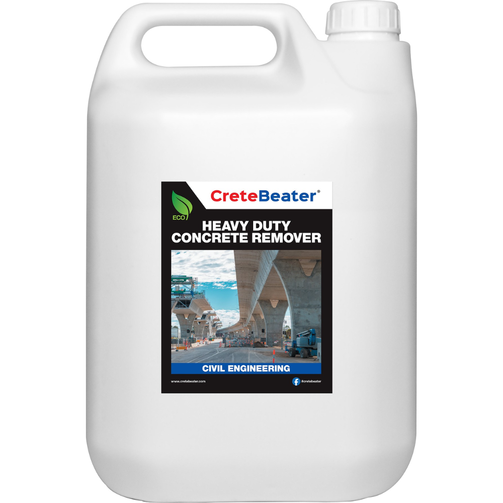 CreteBeater Biodegradable Concrete Remover – Heavy Duty, Acid-Free | 5L