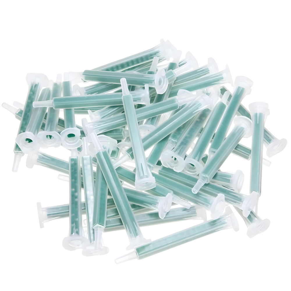 2-Part Epoxy Mixing Nozzles for 50ml Dual Cartridge (1:1 & 2:1 Ratio) – Bulk Pack of 1000