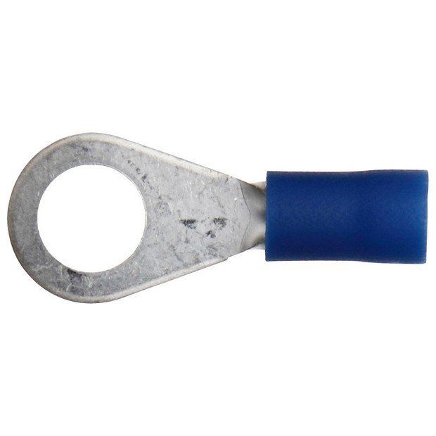 Blue Insulated Terminals 6.4mm – Rings (100 Pack) – ET26