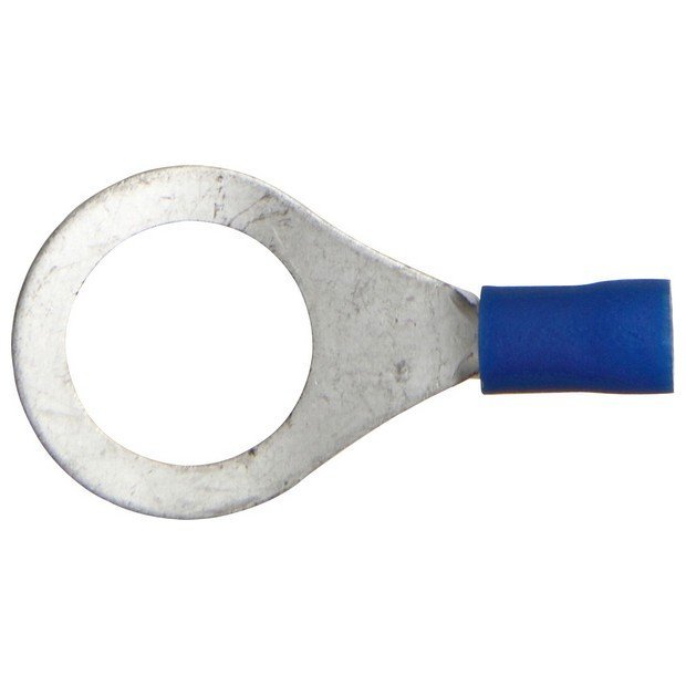 Blue Insulated Terminals 13mm – Rings (100 Pack) – ET42