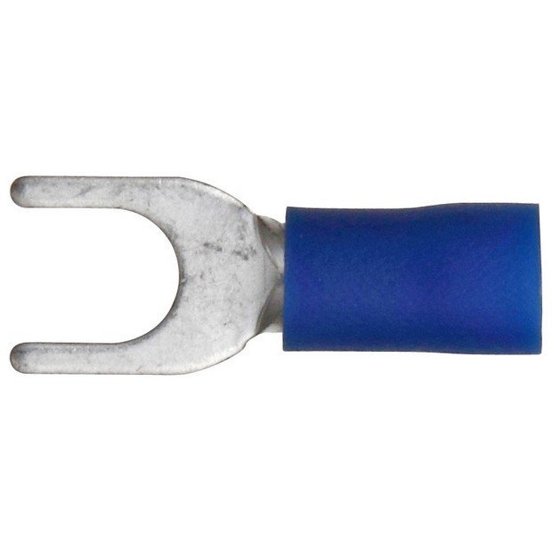 Blue Insulated Terminals 5.3mm – Forks (100 Pack) – ET54