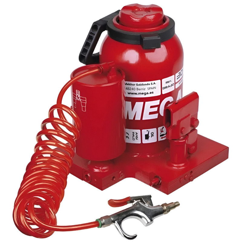 MEGA 30 Ton Bottle Jack – Air & Hydraulic Heavy-Duty Lift