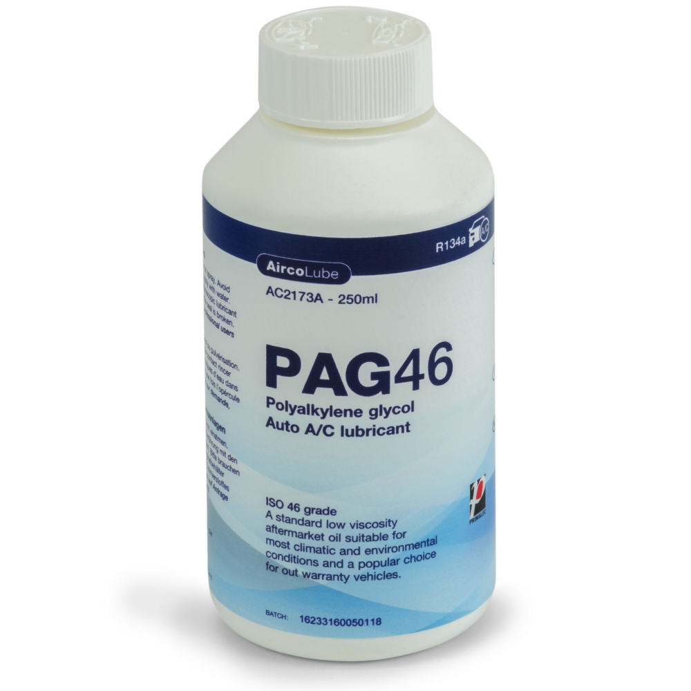 PAG Oil ISO 46 – High-Grade R134a Lubricant PAG46 250ml