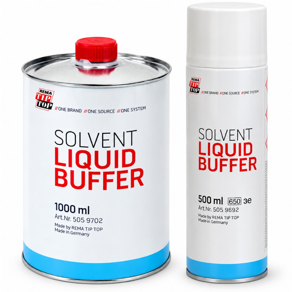 REMA TIP TOP Liquid Buffer – Tyre Repair Cleaning Solvent – 1L / 500ml