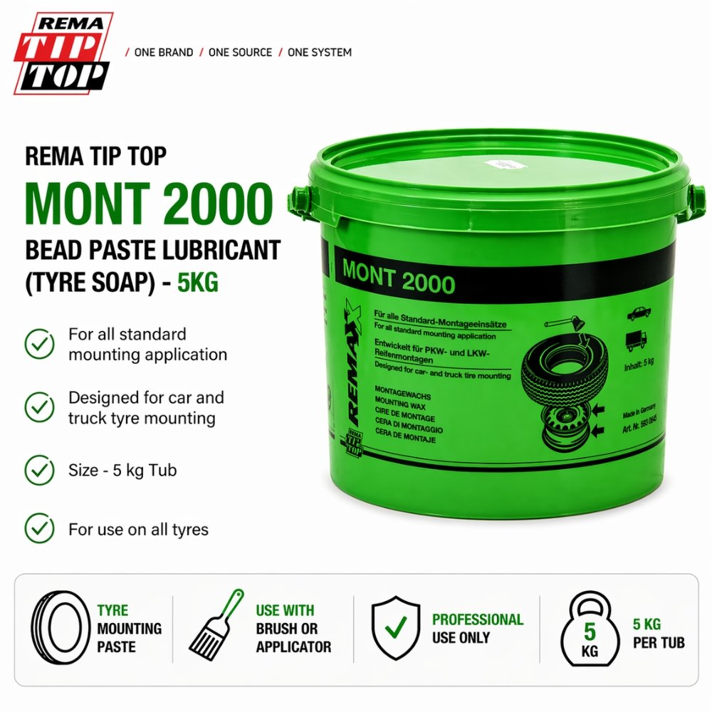 REMA TIP TOP MONT 2000 Bead Lubricant – White Tyre Soap 5kg - Image 3