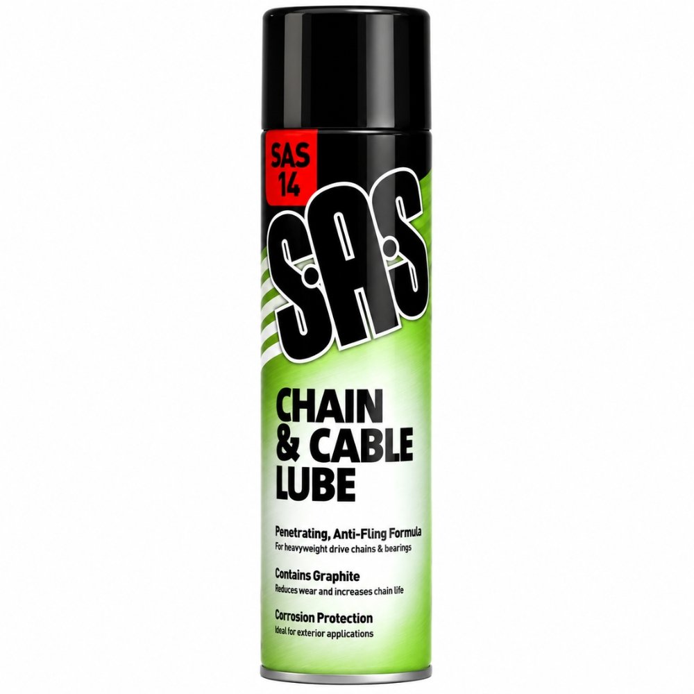 SAS Chain and Cable Lube Spray – 500ml (Pack of 6)
