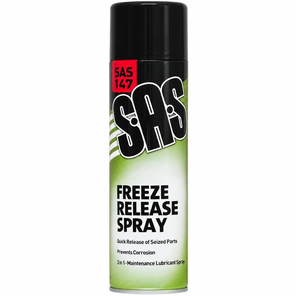 SAS Freeze Quick Release Spray – Shock Freeze Lubricant – 500ml (Pack of 6)