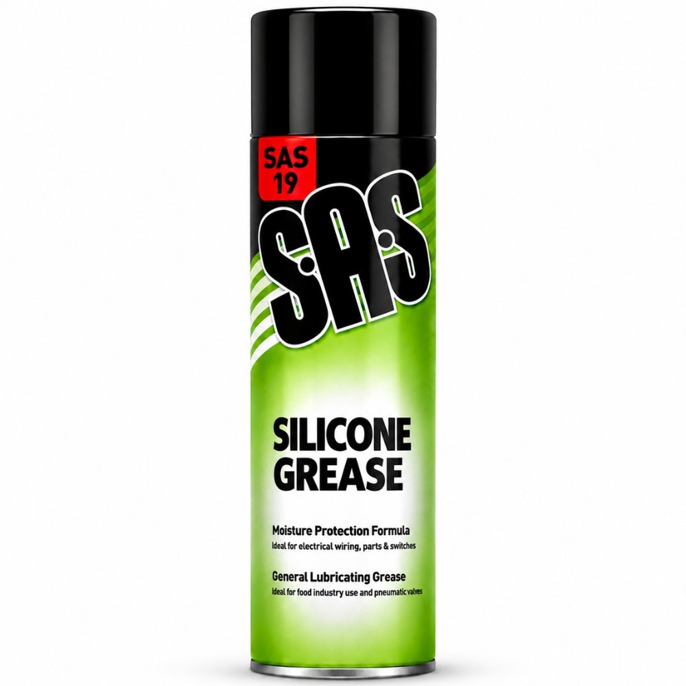 SAS Silicone Spray Grease – 500ml (Pack of 6)