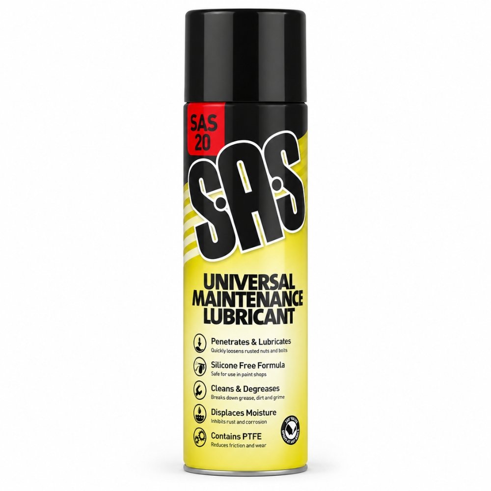 SAS Universal Maintenance Lubricant Spray 360° Valve – 500ml