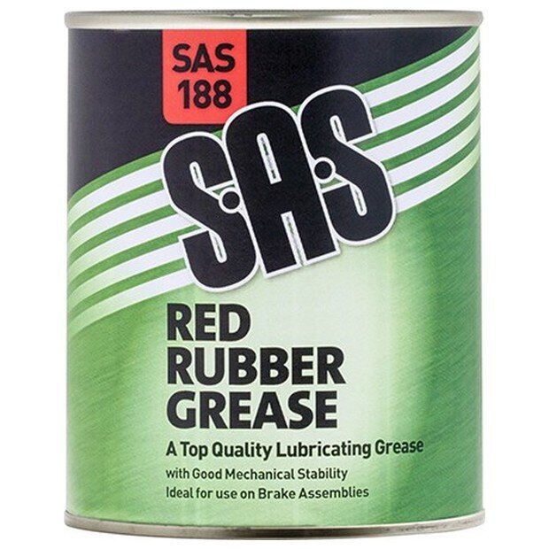 S.A.S Red Rubber Grease – 500g Tin