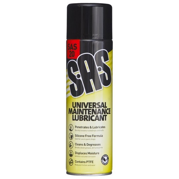 S.A.S Universal Maintenance Lubricant Spray 360° Valve – 500ml