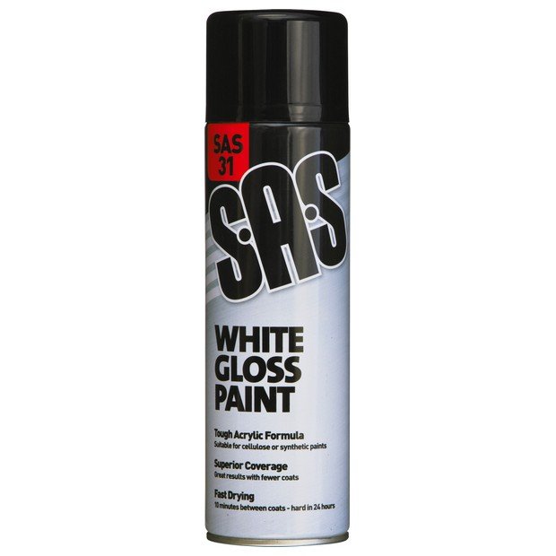 S.A.S White Gloss Paint – 500ml