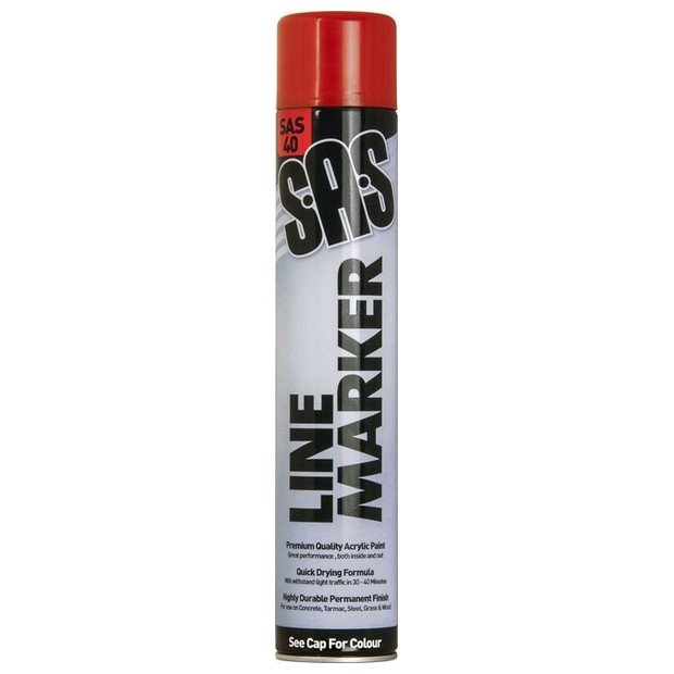 S.A.S Line Marker – Red – 750ml