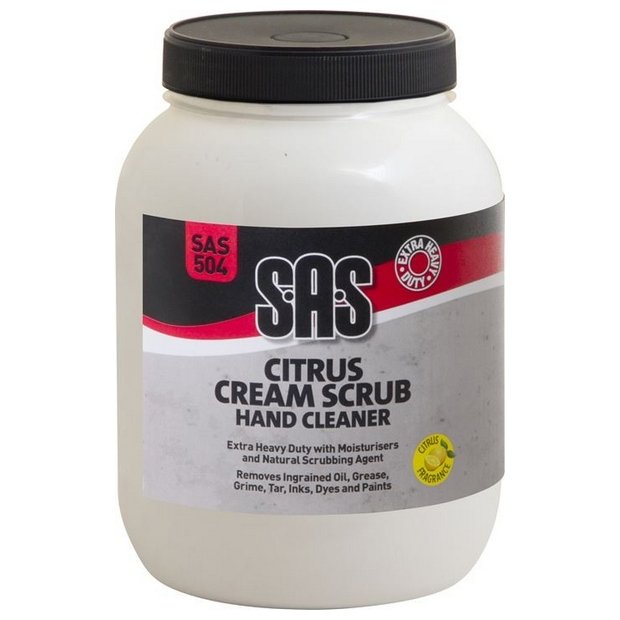 S.A.S Citrus Cream Scrub Hand Cleaner – Extra Heavy Duty – 3 Litre