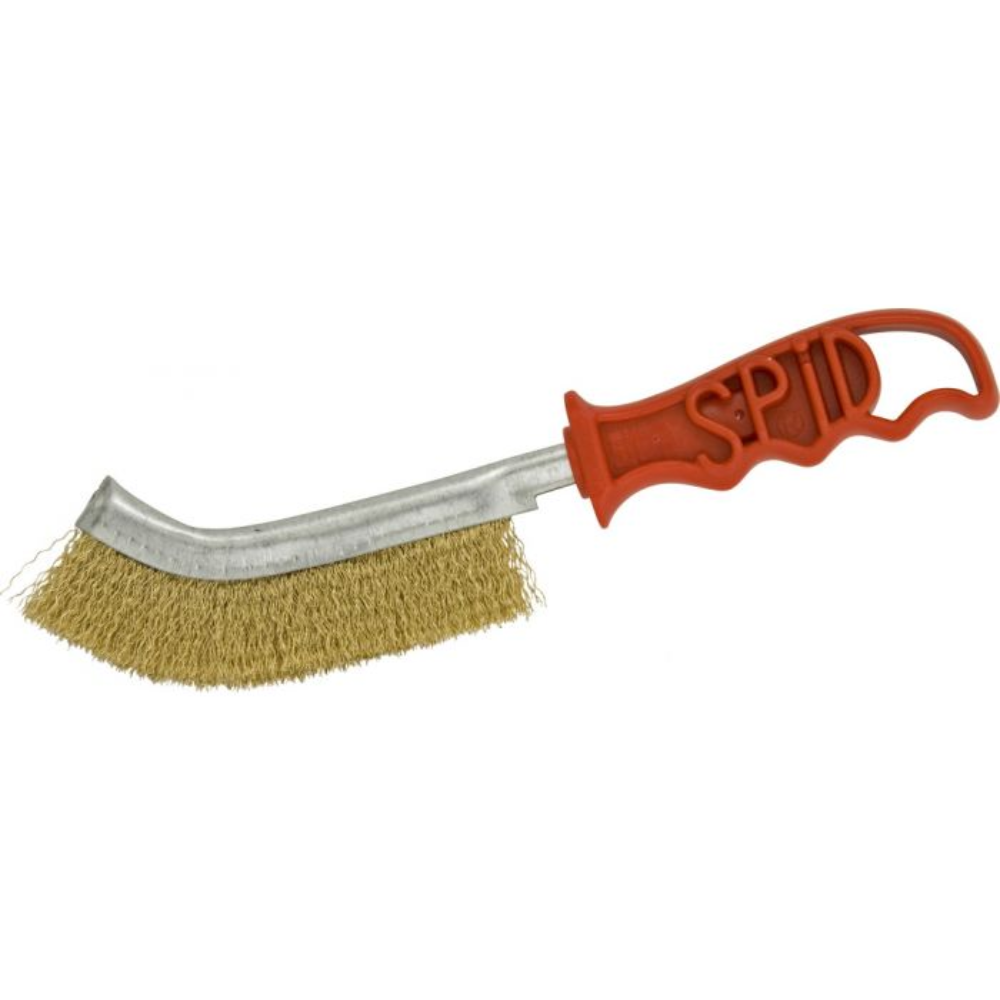 SIT SPID Wire Brush Brass Plated Steel 6 Pack