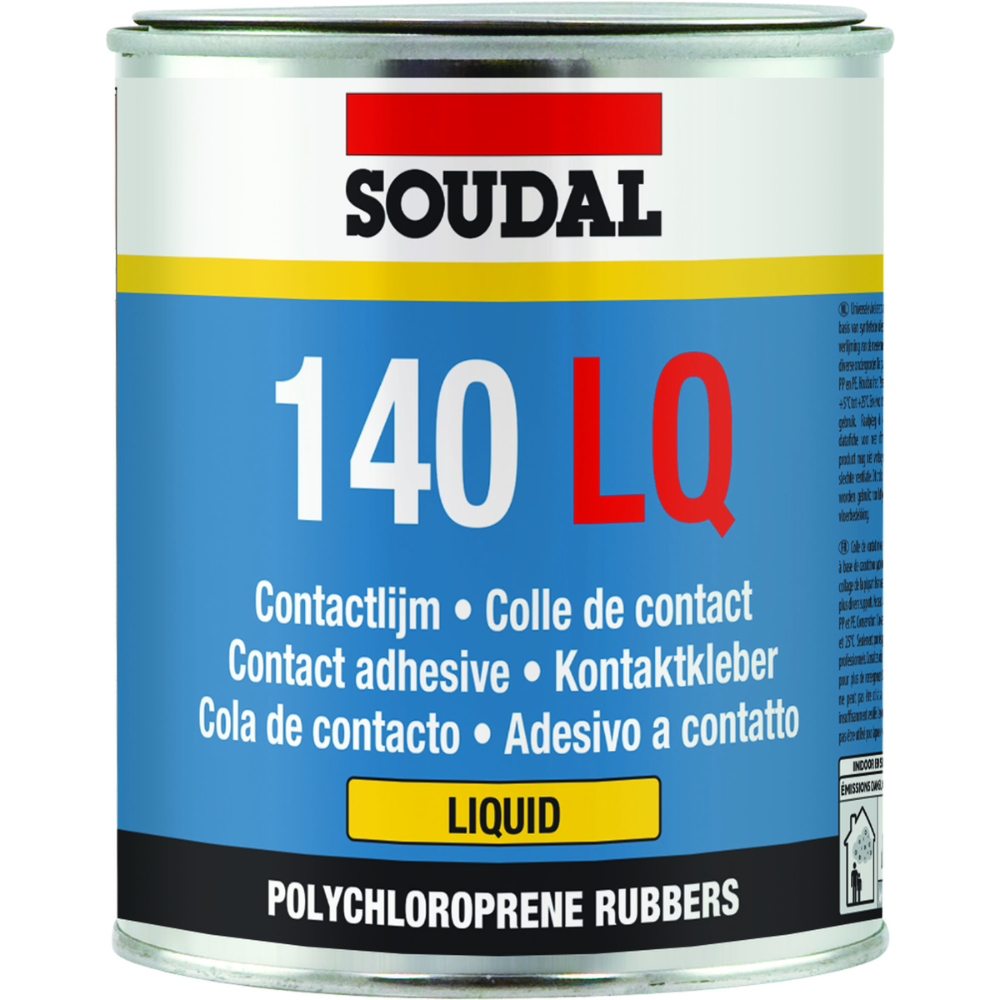 SOUDAL Neoprene Contact Adhesive Pack of 6 – Strong, Fast-Drying 750ml