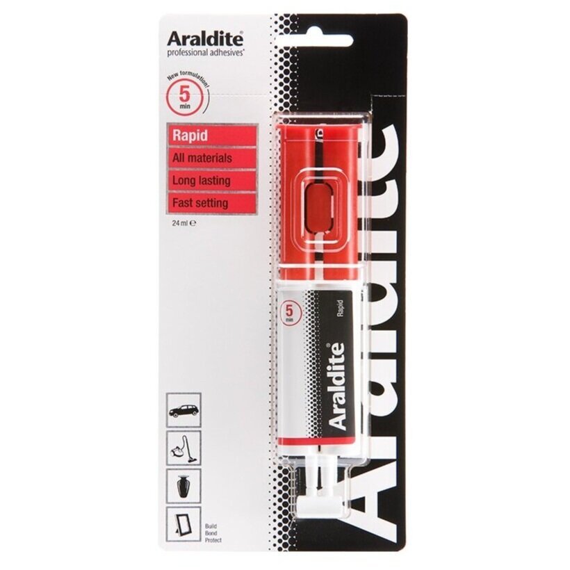 ARALDITE ‘Rapid’ Super Strong Adhesive – 24ml Syringe