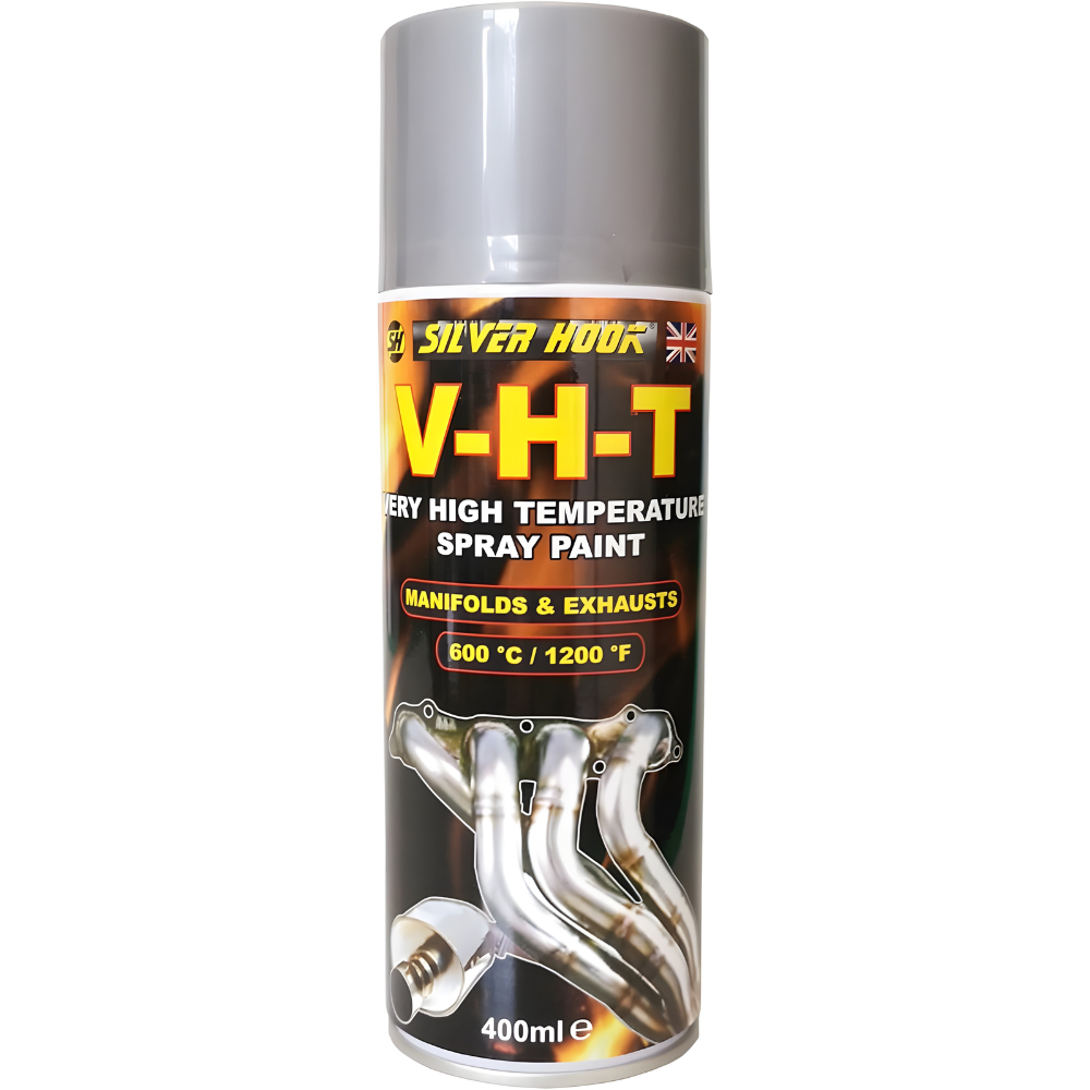 Silver VHT High-Temperature Paint – 600°C Heat Resistant 400ml