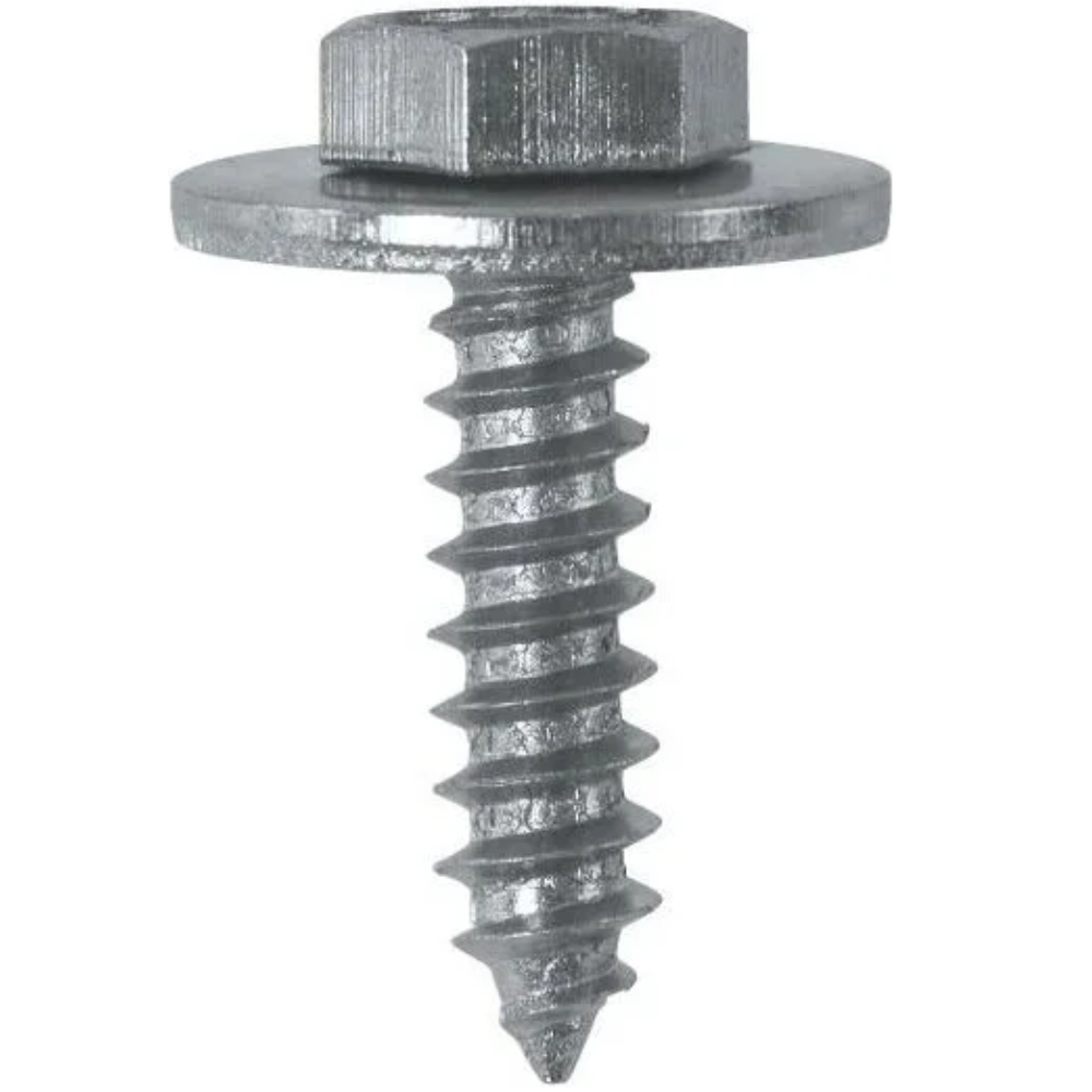 Sheet Metal Screws with Captive Washer 4.8 x 19mm (10 x 3/4″) 100 Pack