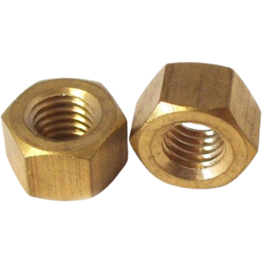 Exhaust Manifold Nuts – Brass M8 x 1.25 – 50 Pack
