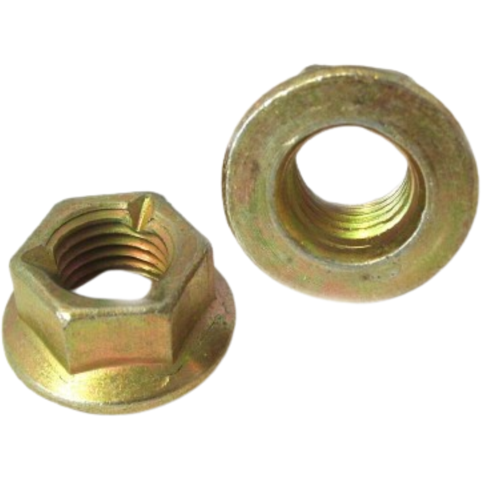 Exhaust Manifold Flanged Tri-Lock Nuts – M10 x 1.25 – 50 Pack