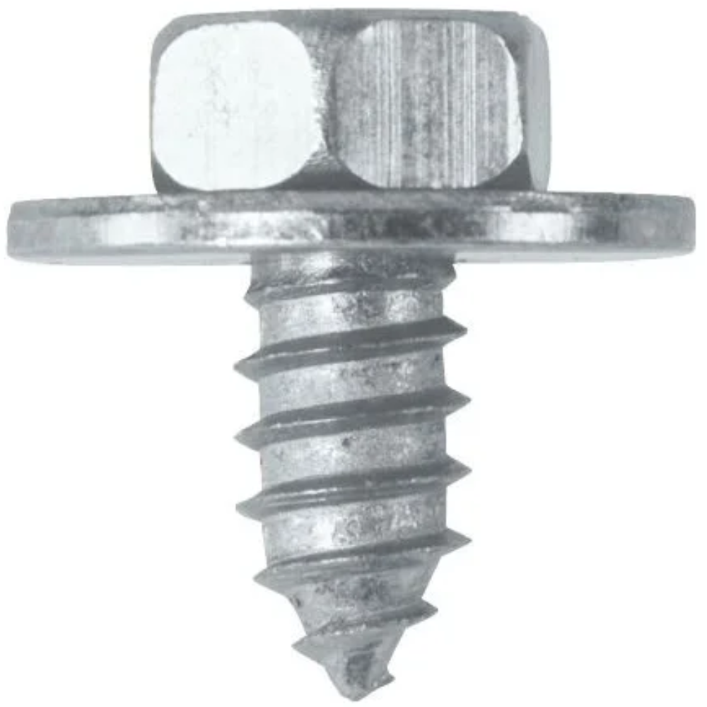 Sheet Metal Screws with Captive Washer 6.3 x 13mm (14 x 1/2″) 100 Pack