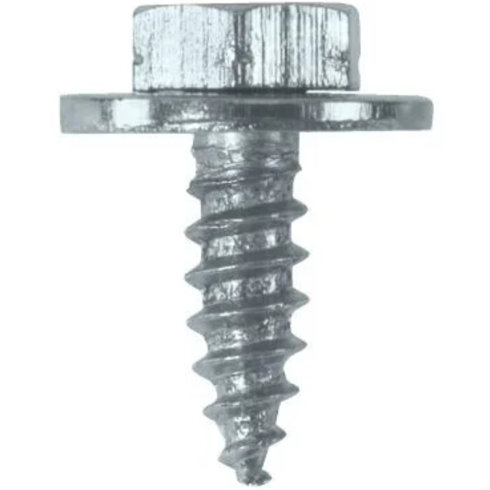 Sheet Metal Screws with Captive Washer 4.2 x 13mm (8 x 1/2″) 100 Pack