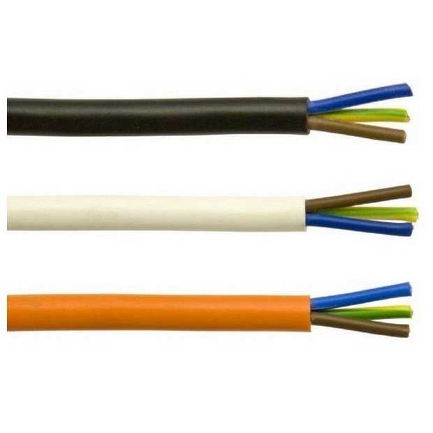 Domestic Mains Cable 3-Core, 3 x 1.50 mm² PVC – (15A) – 50m