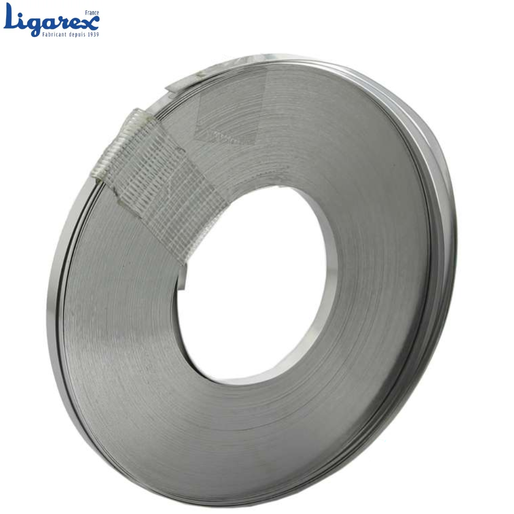 Ligarex AISI 430 Stainless Steel Strapping, 25m Roll x 5mm Wide