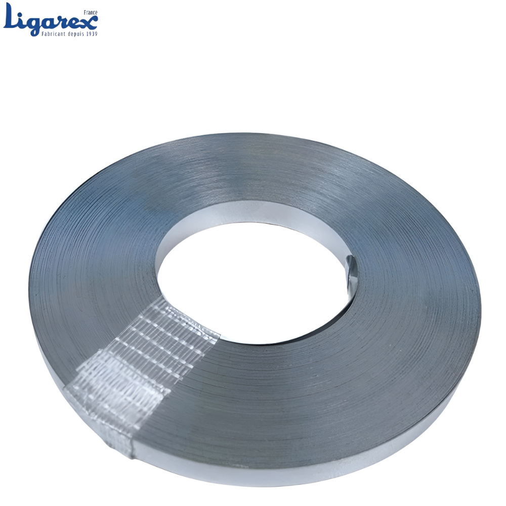 Ligarex AISI 430 Stainless Steel Strapping, 25m Roll x 8mm Wide
