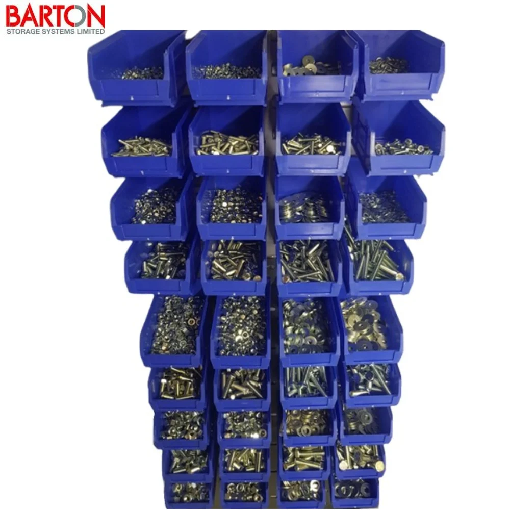 M10 M12 M14 & M16 Nut, Bolt, Washer Workshop Assortment Kit – Includes Lin Bins & Louvred Panel – 1,400 Pieces